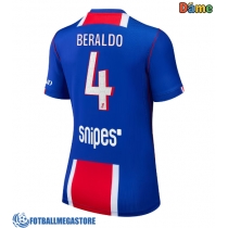 Fotballdrakt Dame Paris Saint-Germain Lucas Beraldo #4 Hjemmedrakt 2026-27 Kortermet